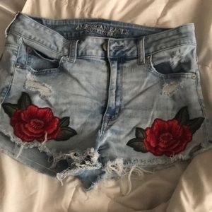 american eagle jean shorts